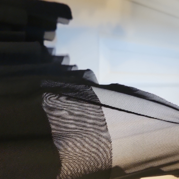 Black Blouse w/Sheer Layers - Picture 6 of 7